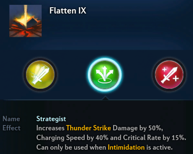 Strategist Skill Advancement